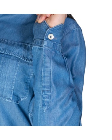Denim Stone Washed Western Shirt