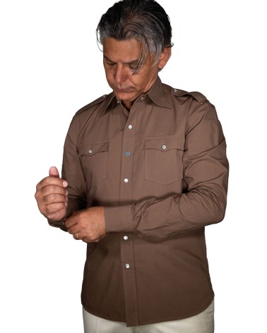 Mercerized Cotton Western Shirt